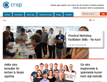 Tablet Screenshot of crisp.se