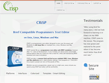 Tablet Screenshot of crisp.com